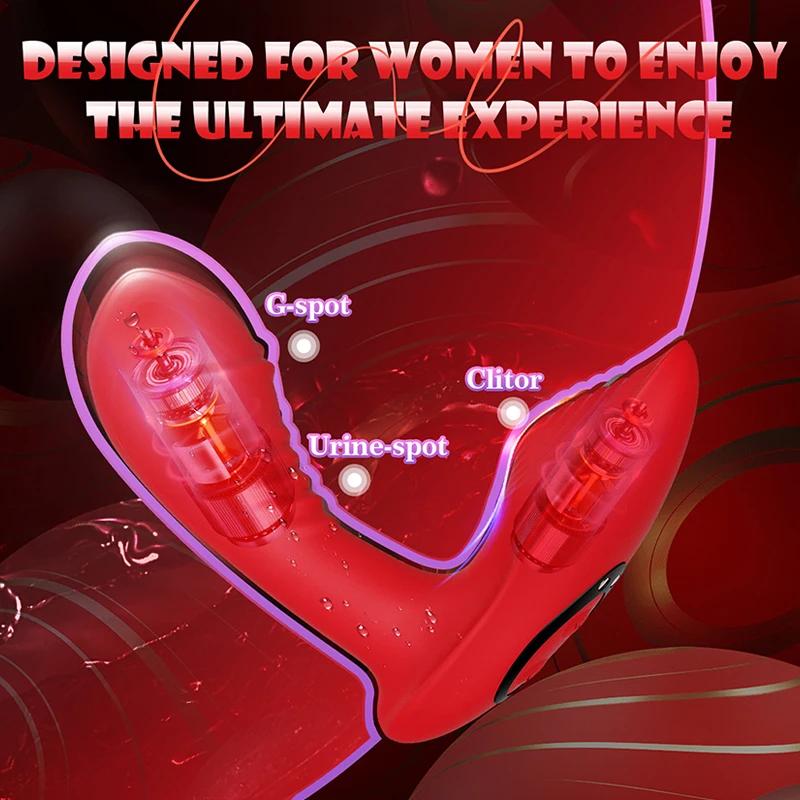 Wearable Vibrator with APP Remote Control and G Spot Dual Mode Adjustable Butterfly Panty Clitoral Stimulator for Couples Rechargeable Adult T