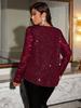 Women's Elegant Lace Wave Long Sleeve T-shirt 2026