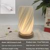 Nordic Study Bedroom Bedside Table Lamp Simple Pleated Rotating Decorative Night Light Luxury Home Creative Ornaments Gift Ideas