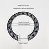 Folk Guitar Soundhole Stickers Durable PVC Self-Adhesive Soundhole Rings Decorative Protective Stickers for Classical Guitars with Adhesive Backing