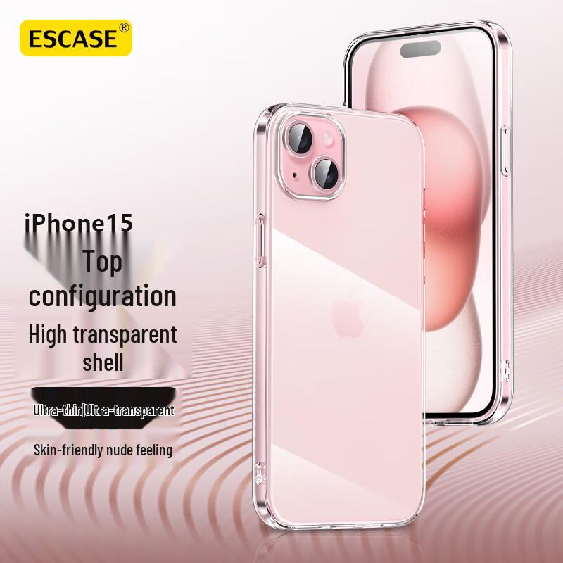 ESCASE Clear Anti-Drop TPU Soft Case for iPhone