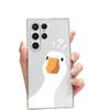 Dummy question mark duck mobile phone case is suitable for Samsung S23 mobile phone case, light and thin s25Ultra anti-drop transparent case s20.