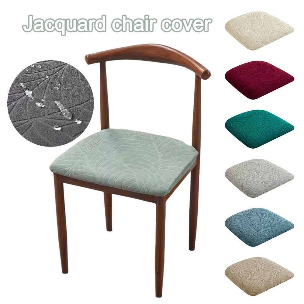 Waterproof Jacquard Chair Sleeve Stretch Seat Cushion Covers Stool Cover