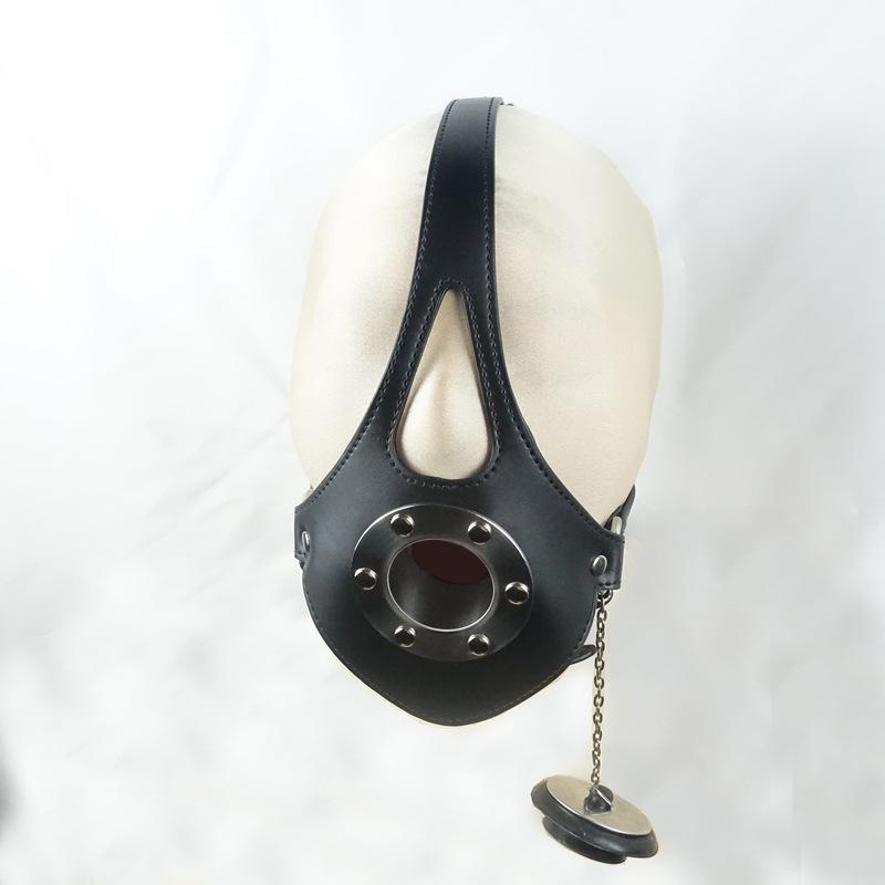 Single-Strap Mouth Gag with Holy Water Sprayer - Kinky Adult Toy for Men
