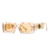 Luxury Ins Fashion Women Sunglasses Multi Color Square Tiny Ladies Shades Marble Designer Glasses