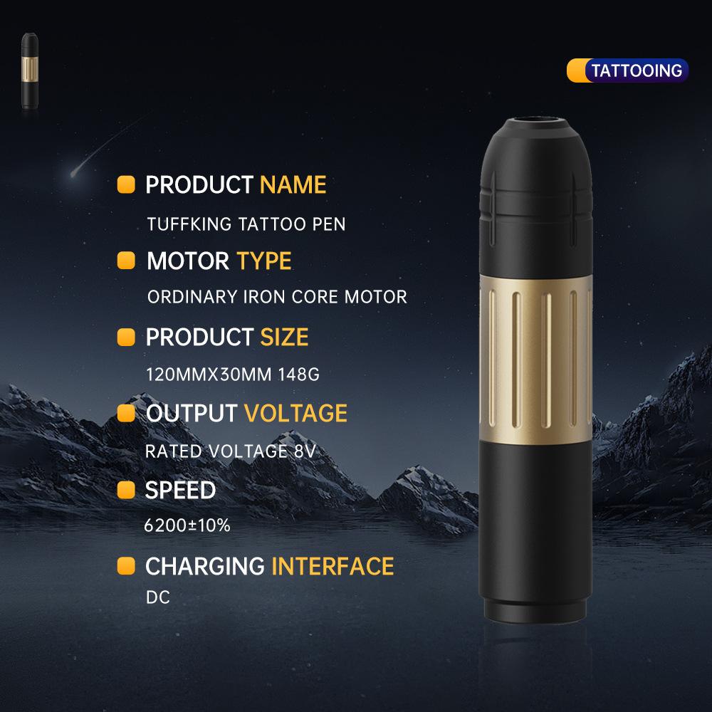 Tattoo Machine Wireless Tattoo Pen Large Capacity Tattoo Wireless Battery Ultra Light Convenient Tattoo Tool