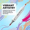 48/60Pcs Alcohol Ink Alcohol Markers Dual Tip Art Marker Set Portable Drawing Markers  Drawing