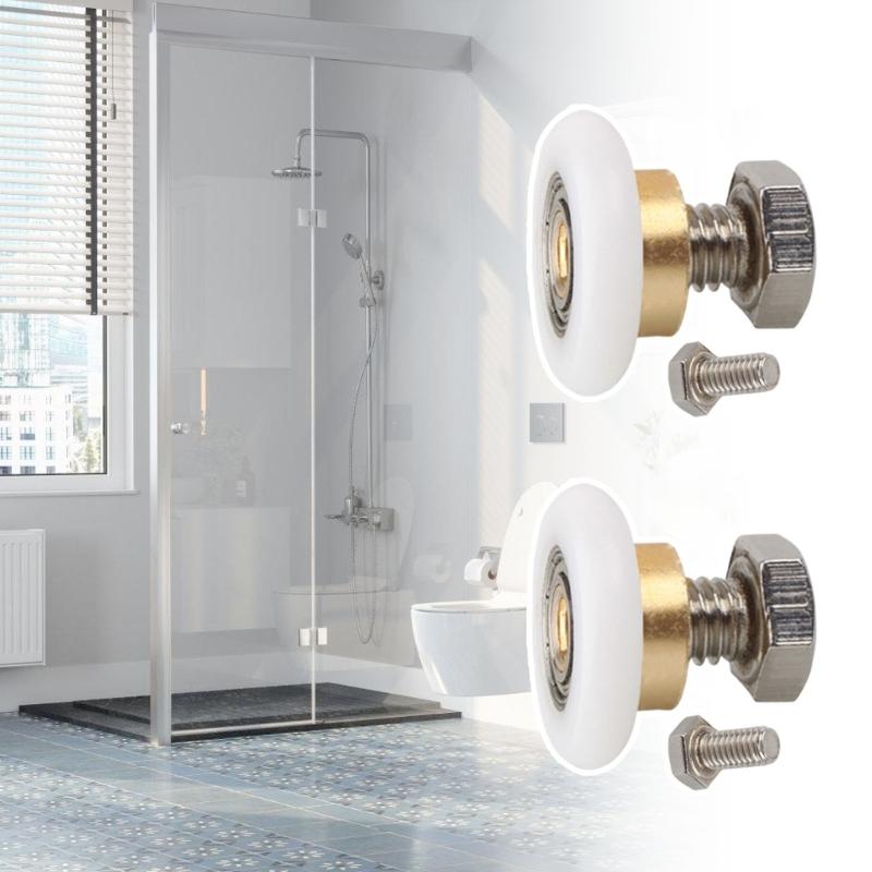 Universals Fit Nylons Rollers Compatibility with Multiple Sliding Shower Door Models Corrosions Resistance
