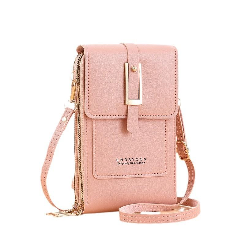 Mobile phone bag, women's crossbody bag, lightweight mini women's shoulder bag, touch screen