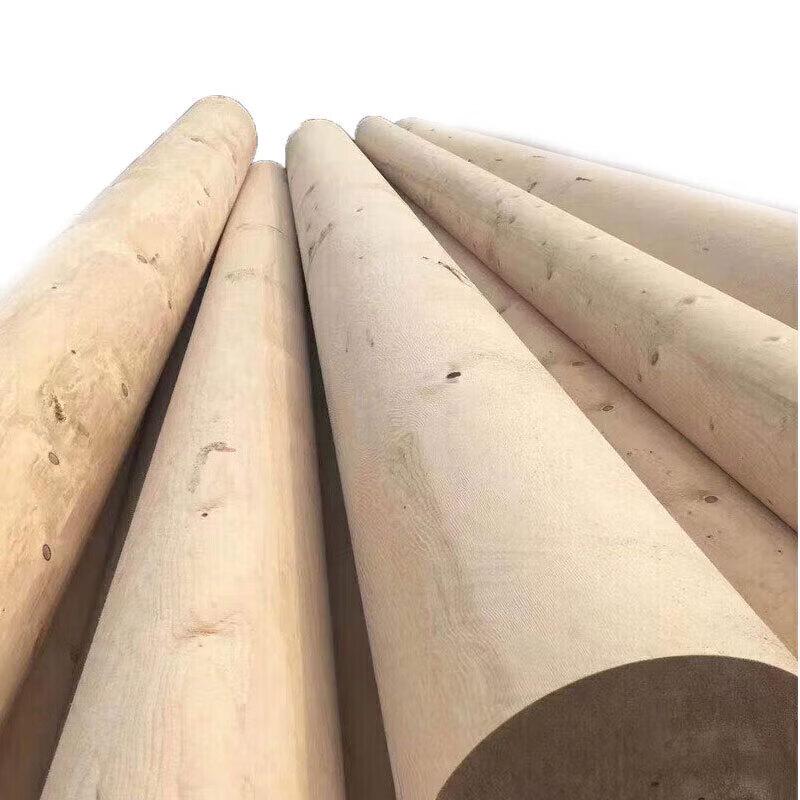 Pine Solid Round Wood Beam