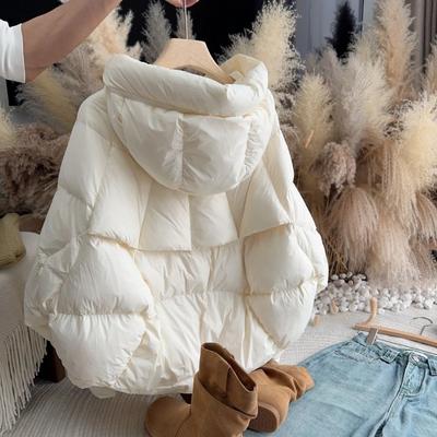 Winter Women Korean Puff Hooded Cotton Jacket Loose Casual Thick Warm Coat