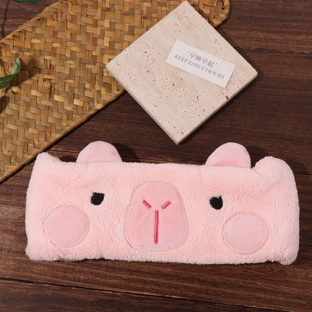 Multi-Color Capybara Headband Wide-brimmed Makeup Headband Cute Cartoon Hairband  Bathroom
