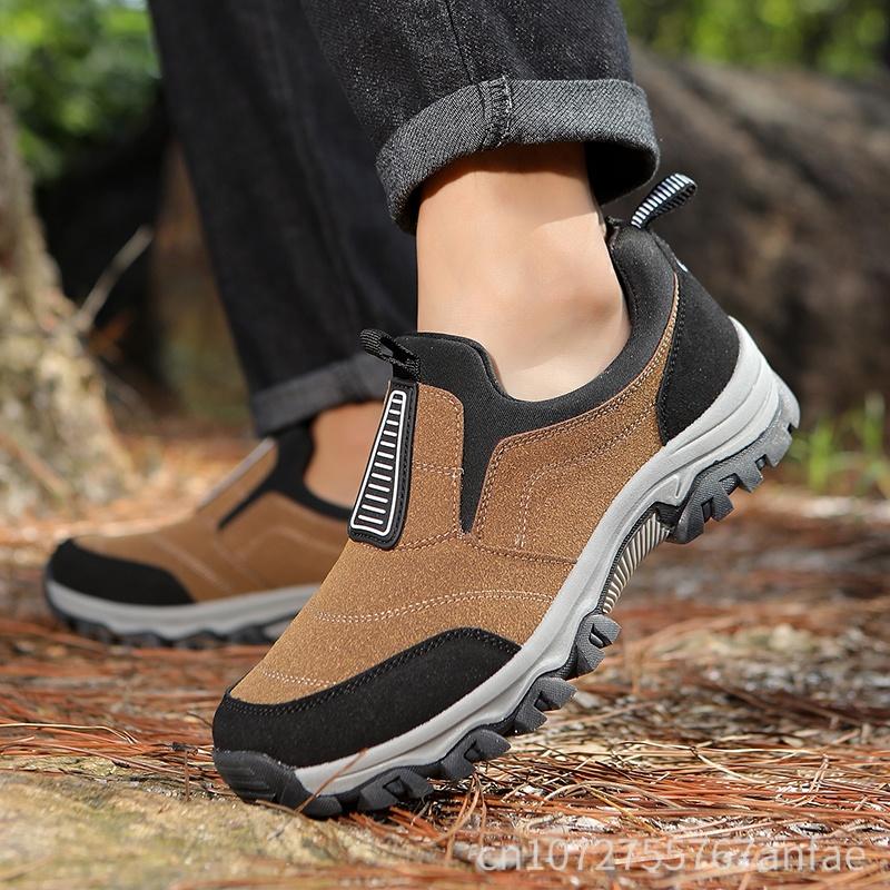 Men's Outdoor Hiking Shoes Non-Slip Wear-Resistant Casual Sneakers Lightweight Walking Shoe Men Women's Comfortable Running Shoe
