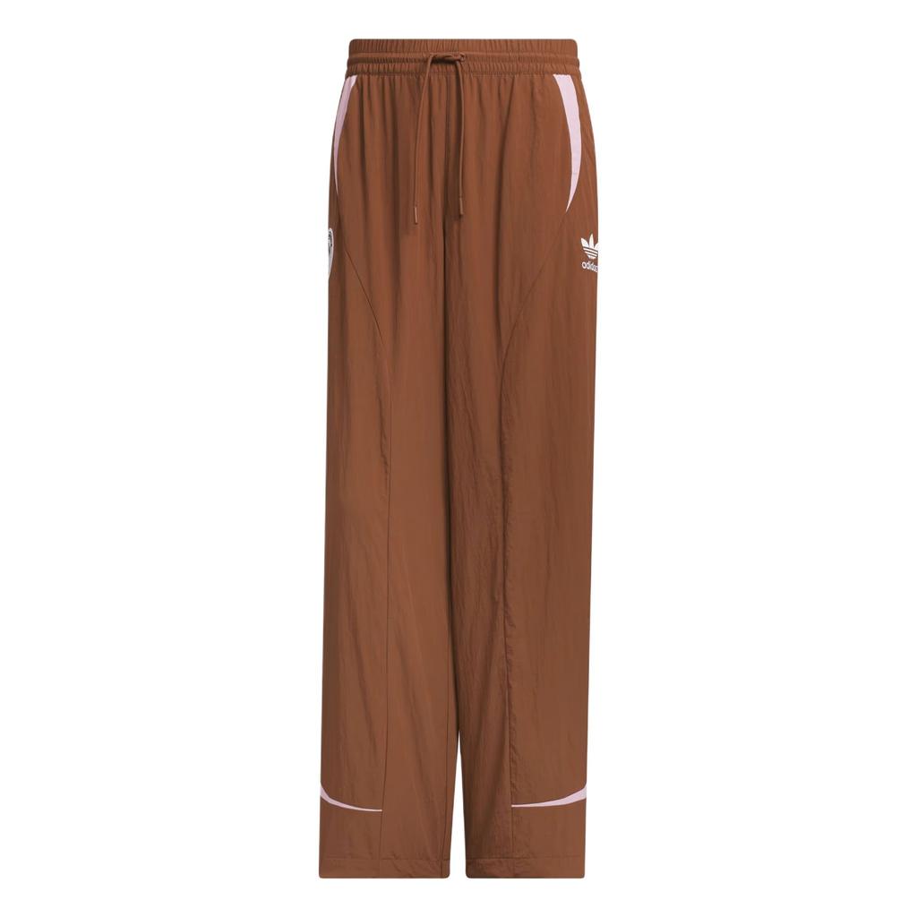 Adidas Originals Adicolor Adc Fw24 Striped Loose Fit Drawstring Sports Pants Men Bottoms Dark-Brown JL8356