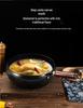 Large-Bellied Mini Wok: Flat-Bottomed Non-Coated Non-Stick Iron Pot for Stir-Frying