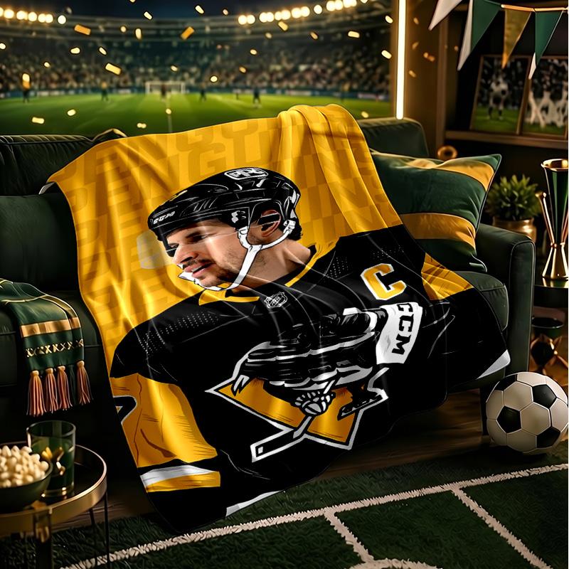 Crosby erreicht Wirft Decke Flanelldecken Plüsch für Sofa Bett Geschenke für Männer Frauen Reise Picknickdecke Weihnachts-Fan-Geschenke
