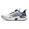 Li Ning Kids Qiang Yue Comfortable Versatile Shock Absorbing Durable Low Top Running Shoes Kids Running Shoes Black White YKCU026-5