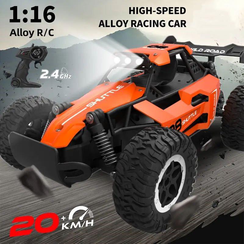 1:16 RC 2.4G High-Speed Alloy Remote Control Car - Off-Road, Climbing, and Drift Racer