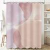 Soft Pink Watercolor Shower Curtain Modern Bathtub Decor DIY Home Improvement Ideas #HomeDecor #ShowerCurtains #BathtubDecoratio