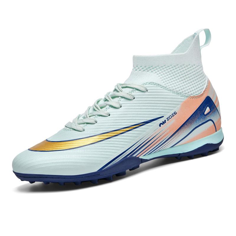 New High-top AG Long Nails TF Broken Nails Outdoor Grass Training Adult Children Youth Game Football Shoes