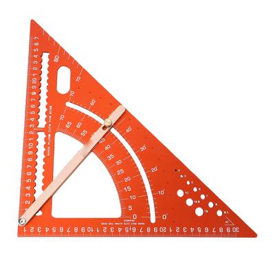Rafter Square Aluminum Alloy Adjustable Rafter Framing Square Triangular Ruler Layout Tool for Woodworking