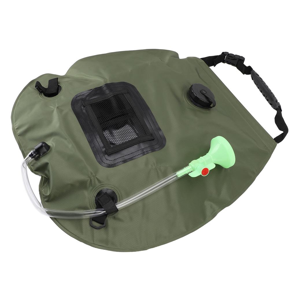 20L Duschbeutel Leicht Tragbar Camping Bade Duschbeutel für Outdoor OD Grün