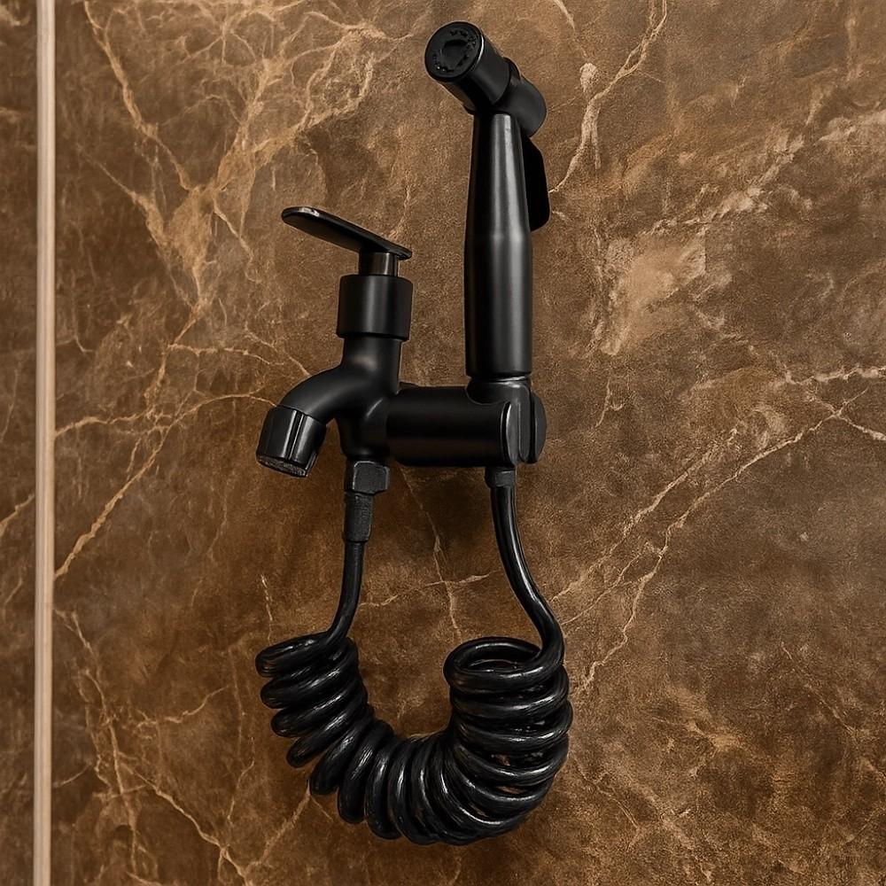 304 Stainless Steel Handheld Bidet Sprayer Adjustable Baby Diaper Cleaner  Floor Cleaning