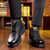 2024 Winter Plush Warm Cotton Shoes for Men's Snow Boots Comfortable Thick Men's High Top Shoes Cold Ankle Boots Free Delivery
