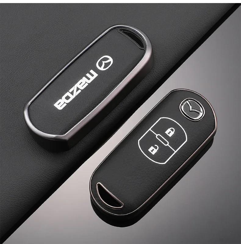 for TPU Car Smart Remote Key Case Cover Shell For Mazda 2 3 5 6 BL BM GJ Atenza Axela Demio CX-3 CX3 CX-5 CX5 CX7 CX-7 CX-9 CX8 ZSTW3