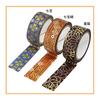 Kamiiso Sansho Made in Japan Washi Masking Tape, kimono-bi 3-Roll Set (Choyo, Shippo-jima, Shippo), 