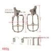 2024 Yamaha Off-road YZ250F/450F WR250F/450F Stainless Steel Footpegs