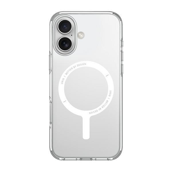 UNIQ Clario iPhone 16 6.1" Magclick Charging case transparent/lucent clear