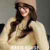 Basic House Women's Wool-Blend Crewneck Knit Sweater