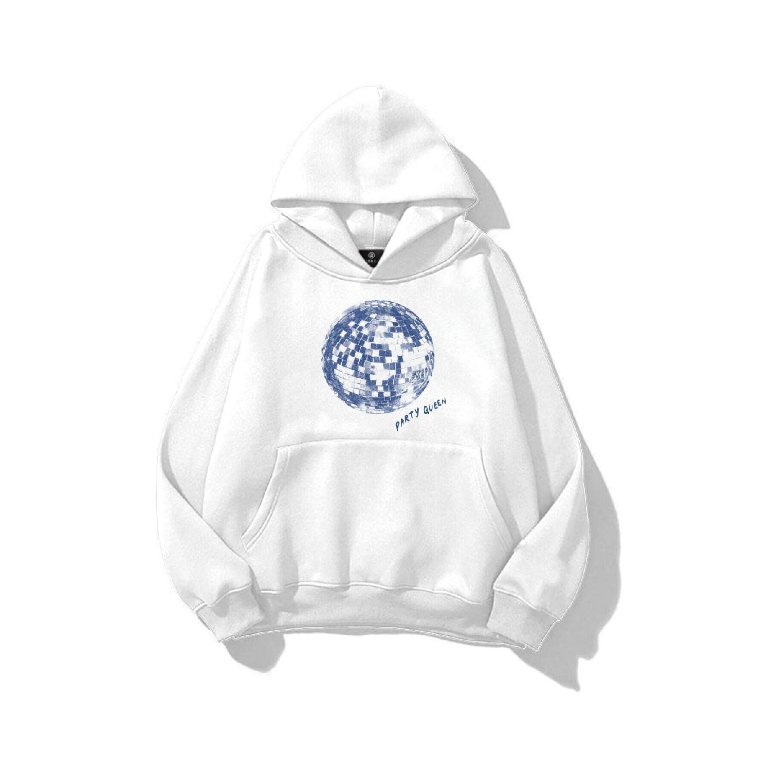

Unisex Party Queen Sweatshirt White XS/S белый