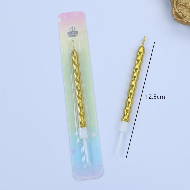 50 Gold and Silver Number Candle Cake Toppers - Individually Boxed Party Decorations