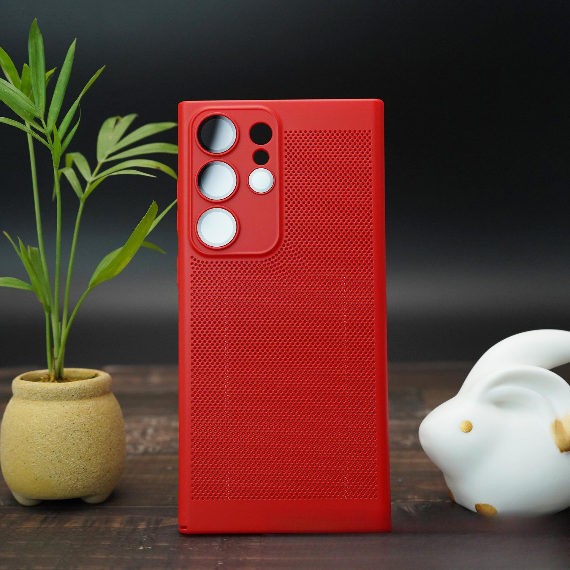 

Suitable for Samsung S23ultra Mobile Phone Case S22+ Mesh Cooling S21 Glasses Note20 Summer Ins Fire A04 Samsung A03 (164)