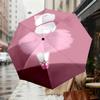 Adorable Ballerina Cat Pink Tutu Print Umbrella - Auto Open/Closed, Outdoor Gear,  Lightweight & Durable 085