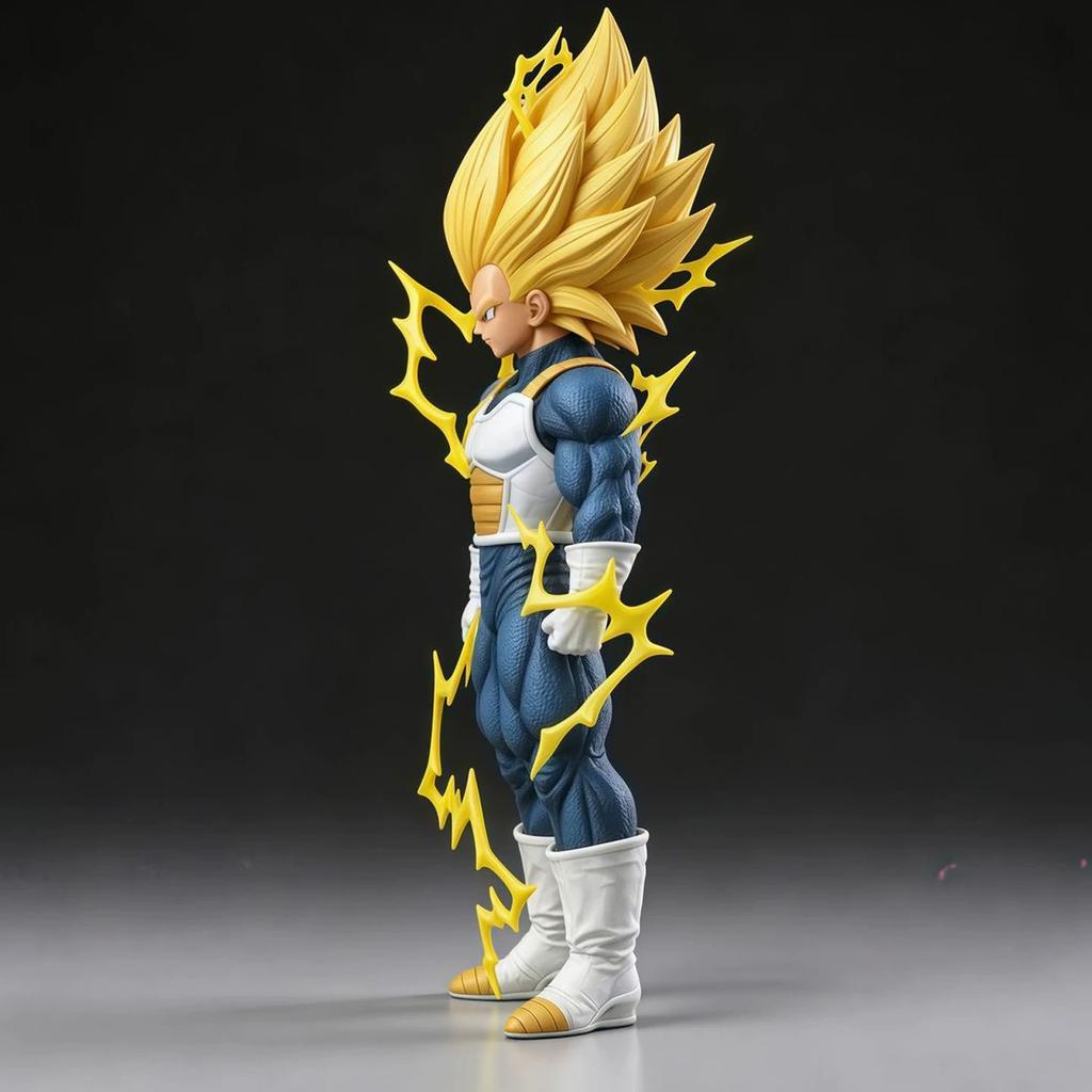 Hy Super Saiyan 3 Vegeta Gk Pvc Collectible Figure Model Desktop Decoration Anime Statue Gift For Adult Fans