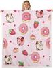 Süße Schnecken-Decke Weicher Fleece-Überwurf Regenschirm-Design Kinderzimmer-Dekoration Babygeschenk Garten-Thema