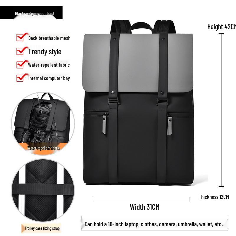 

High-End Men s Commuting & Travel Backpack - Large Capacity for College Students & Computers