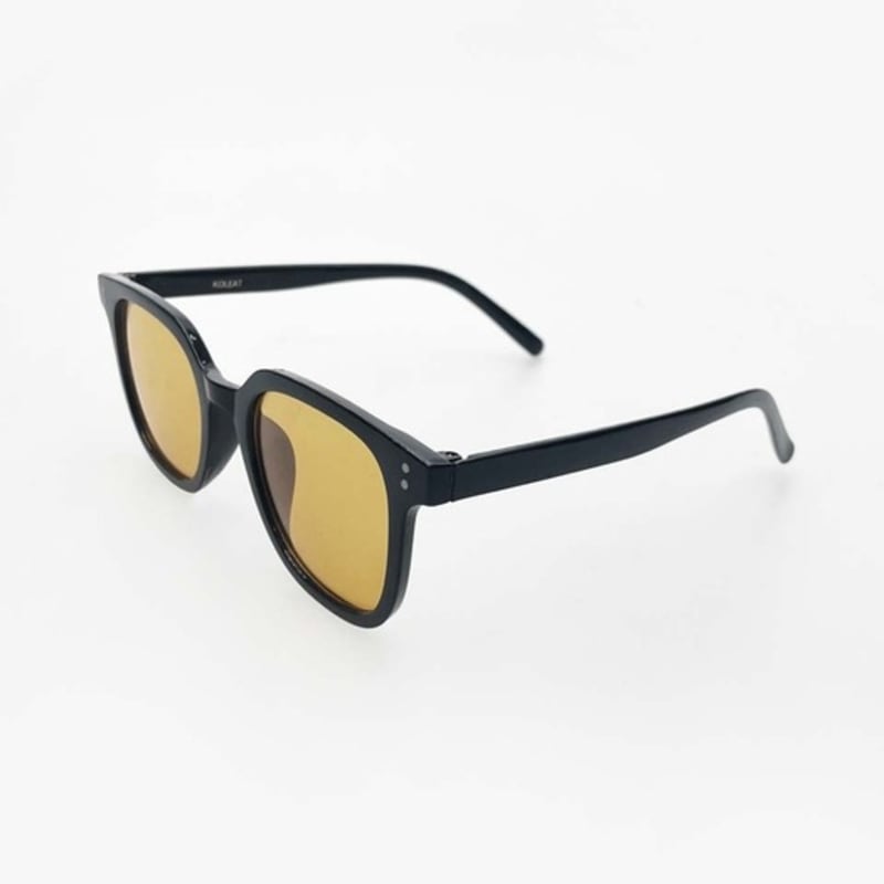 KOLEAT WOMEN Layered Horn-Rimmed Tinted Square Round UV Protection Sunglasses [SQRTB]