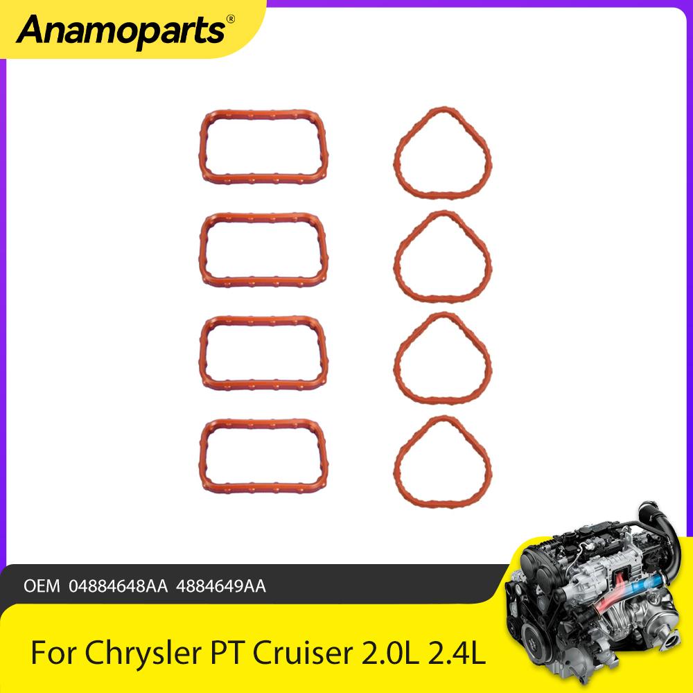 Engine Parts Intake Manifold Gasket Kit Fit 2.0 2.4 L For Chrysler PT Cruiser Dodge Ram 2.0L 2.4L L4 ECC EDZ OEM 4884649AA 00-10
