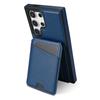For Samsung Galaxy S24 Ultra Case Compatible with MagSafe Detachable Card Holder Kickstand Leather Phone Back Cover