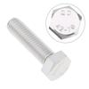 10 Pcs 304 Stainless Steel M8 x 30mm Hex Bolt Set, Fully Threaded Hex Screws with Flat Washer, Spring Washer and Matching Nuts
