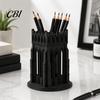Makeup Brush Holder for Vanity Gothic Pen Holder, Cathedral Style 3D Printed Pointed Arch Desk Decor Organizer, Storage Cup Brushes, Pencils,