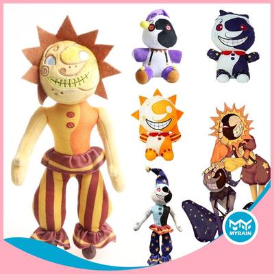 Jogo mais novo fnaf sundrop moondrop daycare atendimento coisas plushie bonecas cinco noites no freddy's presentes de pelúcia