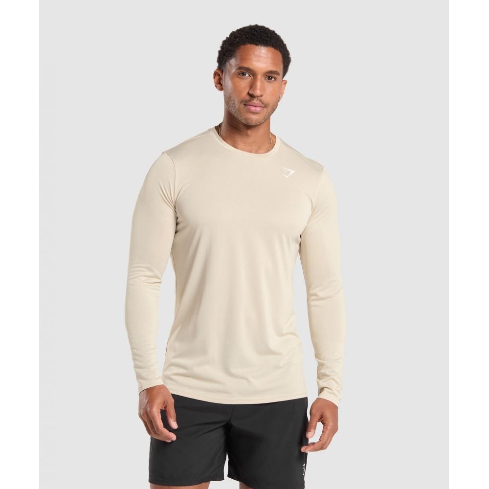 

Gymshark Футболка Arrival с длинным рукавом Pebble Grey A2a1h Gb7p XS