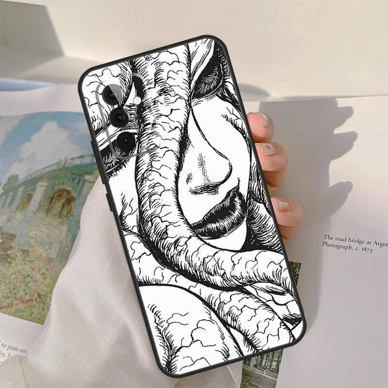 Horror Manga Style Case For Samsung Galaxy A13 A33 A53 A34 A54 A14 A15 A16 A26 A36 A56 A12 A32 A52 A06 A35 A55