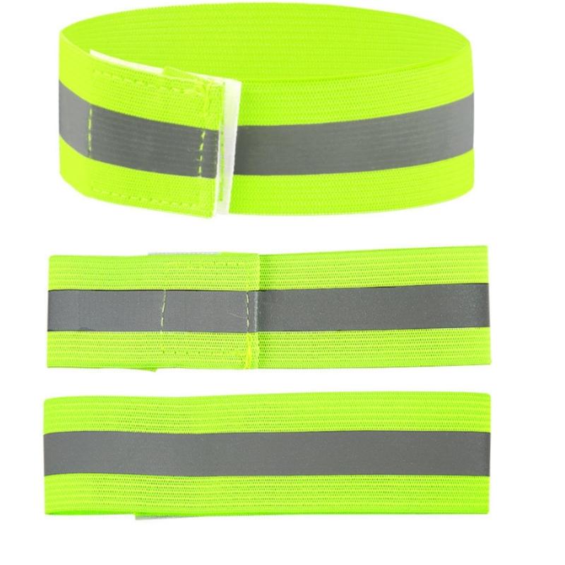Reflecterende banden voor wandelen in het donker, reflecterende riem met hoge zichtbaarheid, verstelbare elastische reflecterende heupriem voor hardlopen