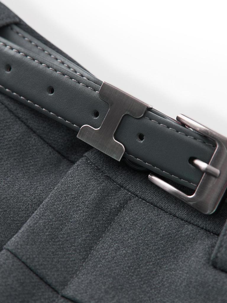 Retro Style Tencel Wool A-Line High Waist Skirt - Women's Autumn Collection